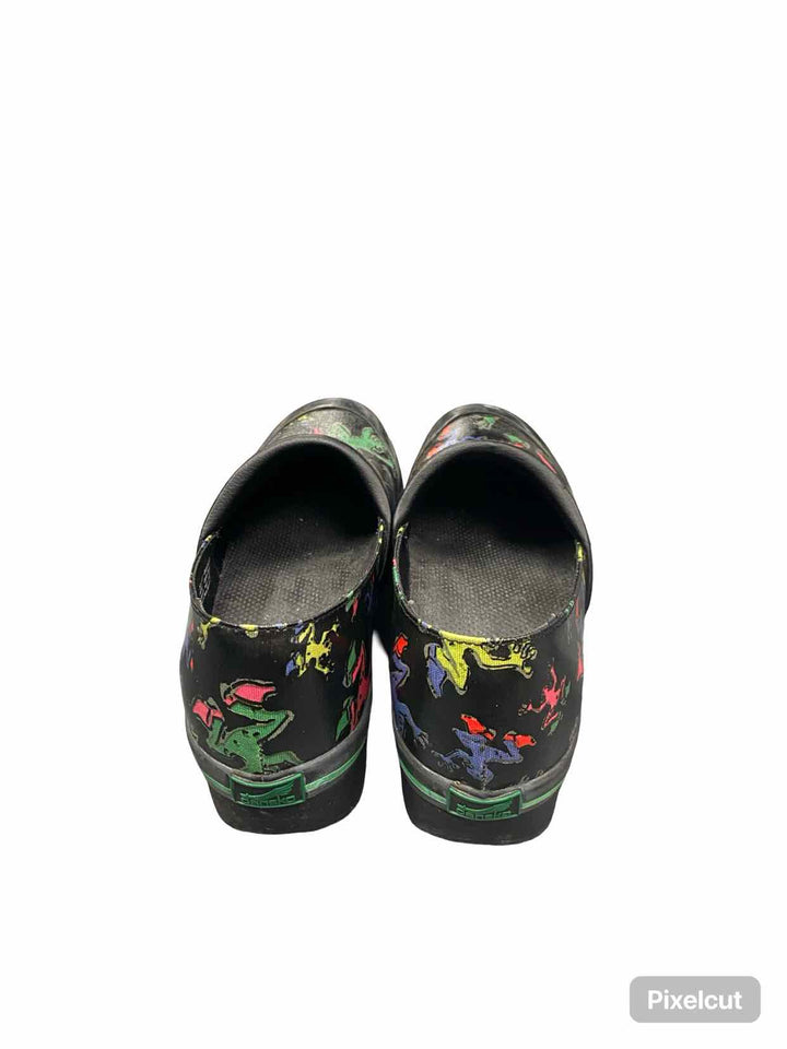 Dansko Shoe Size 41 Black Multi Clogs