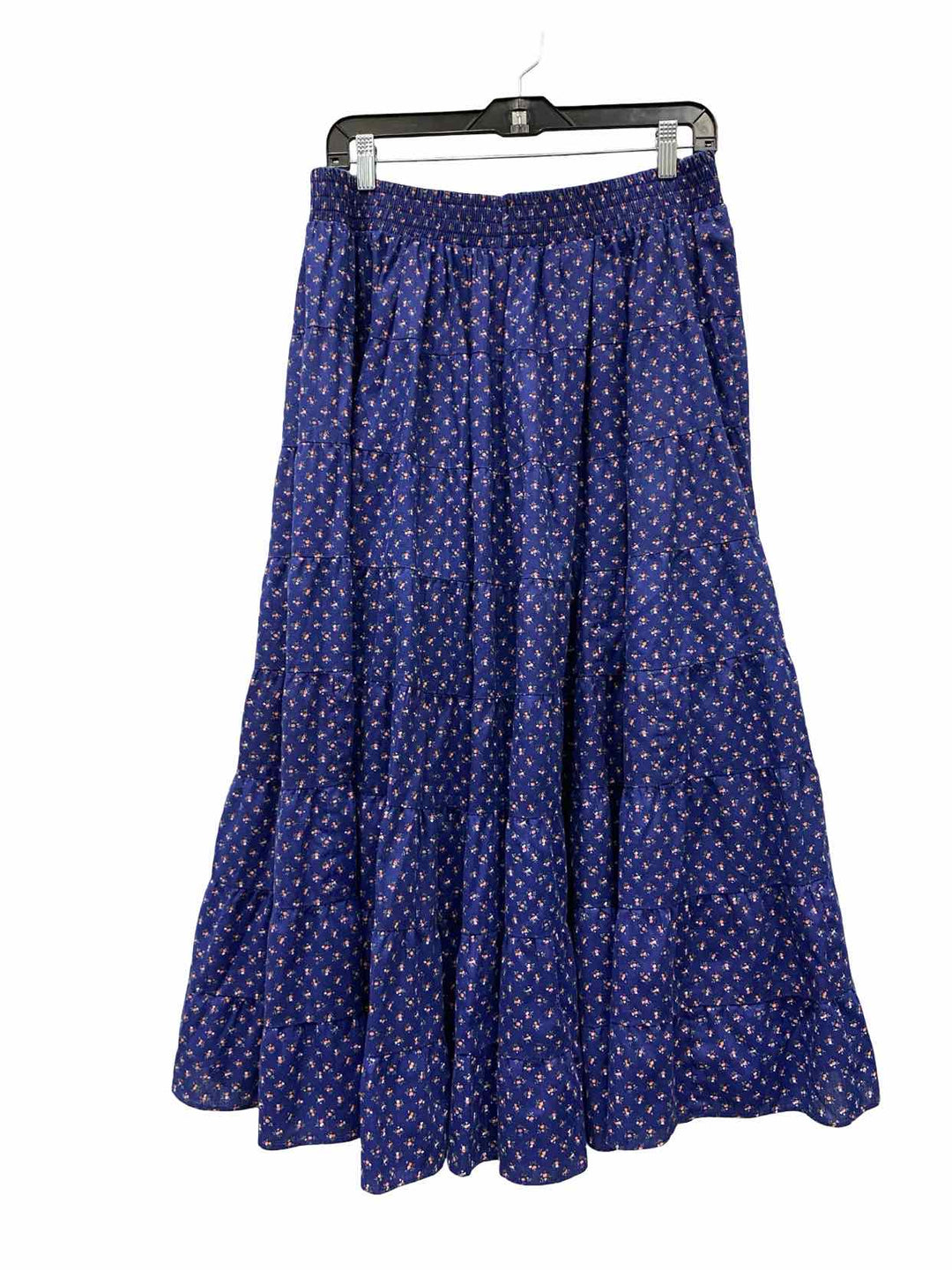 Unknown Brand Size XXL Blue Pink Floral 100% cotton Skirt
