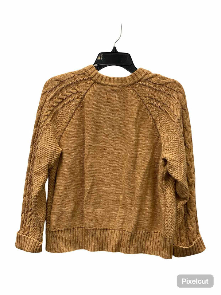 Gap Size M Brown Cable Knit 100% cotton Sweater