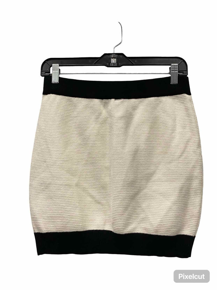 Cider Size L White Black Skirt