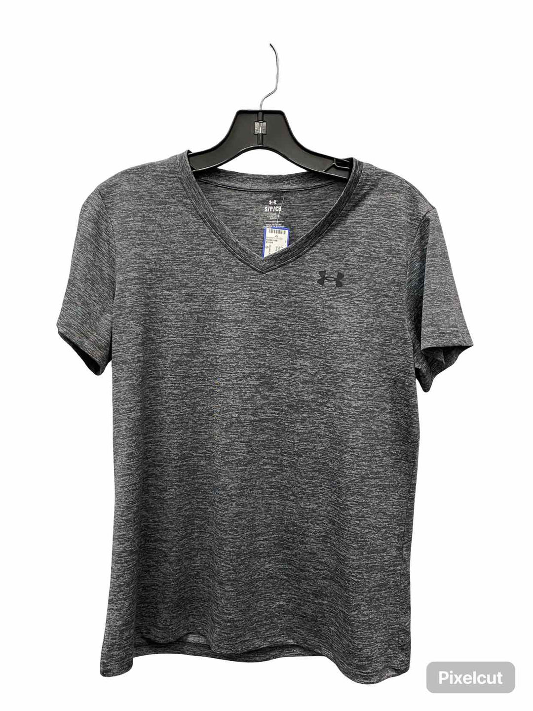 Under Armour Size S Gray Athletic Short Sleeve