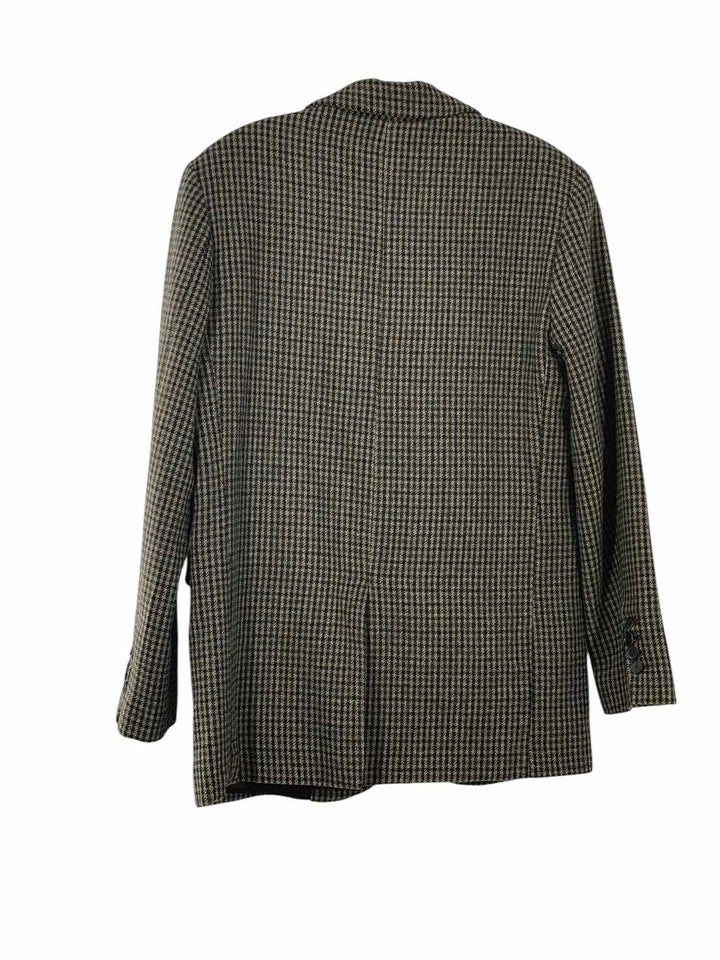 ZARA Size M Brown Print Coat(short)