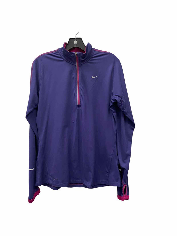Nike Size M Purple Athletic Long Sleeve