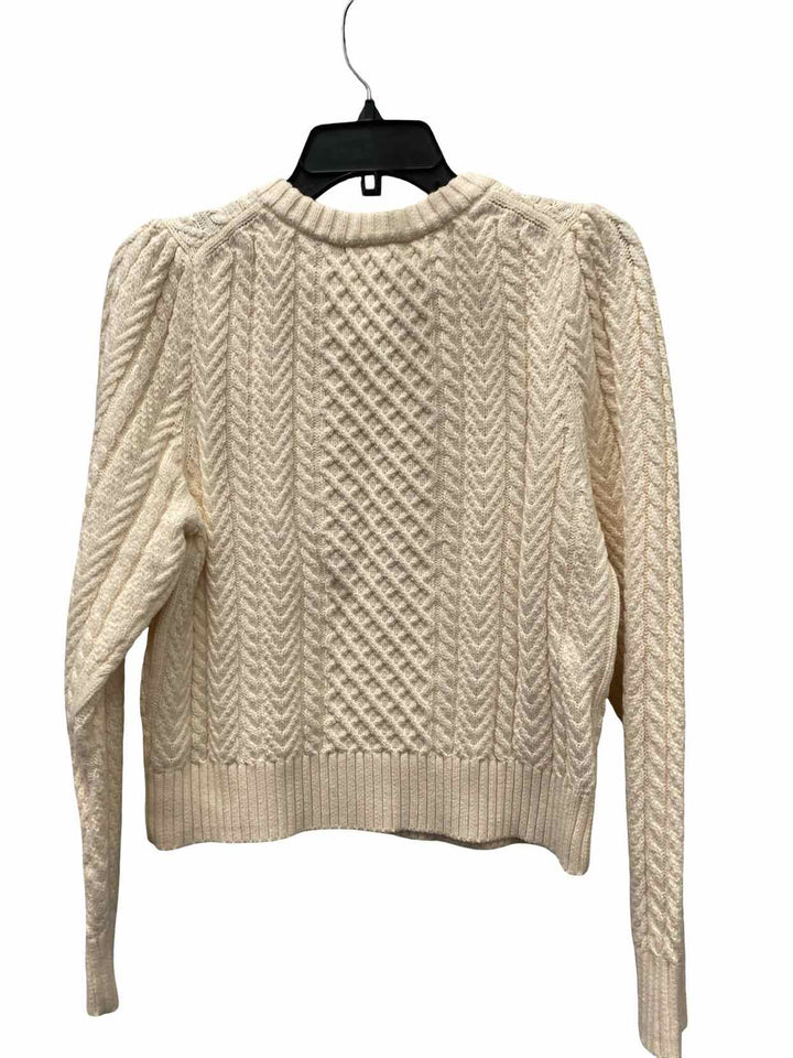 J Crew Size M Cream 100% cotton Sweater