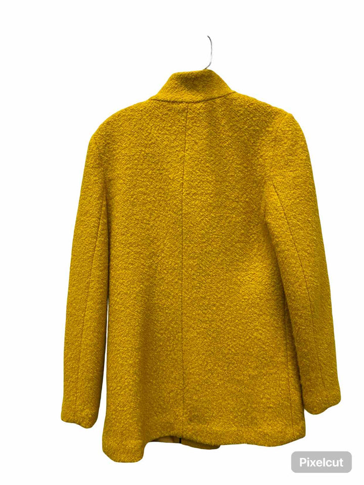 Laura Ashley Size S Yellow 53%wool Coat(Long)