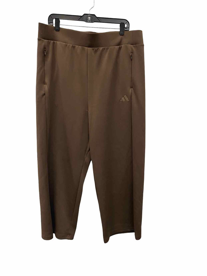 Adidas Size 2X Brown Athletic Pants