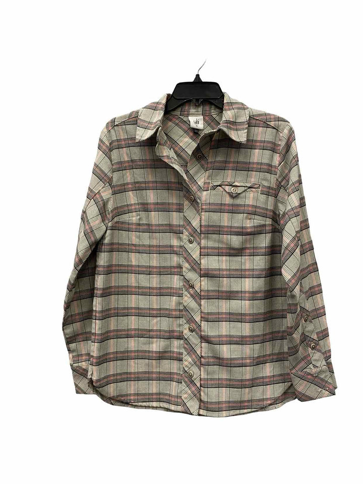Cabi Size XS Multi-Color Plaid Long Sleeve Shirts