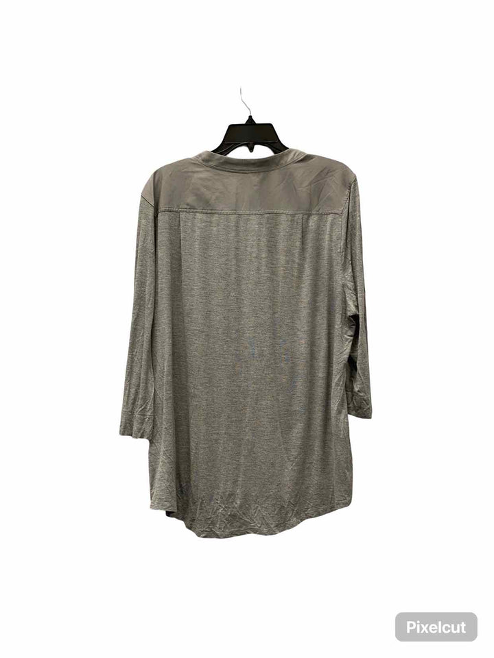 Calvin Klein Size XL Grey Short Sleeve Shirts