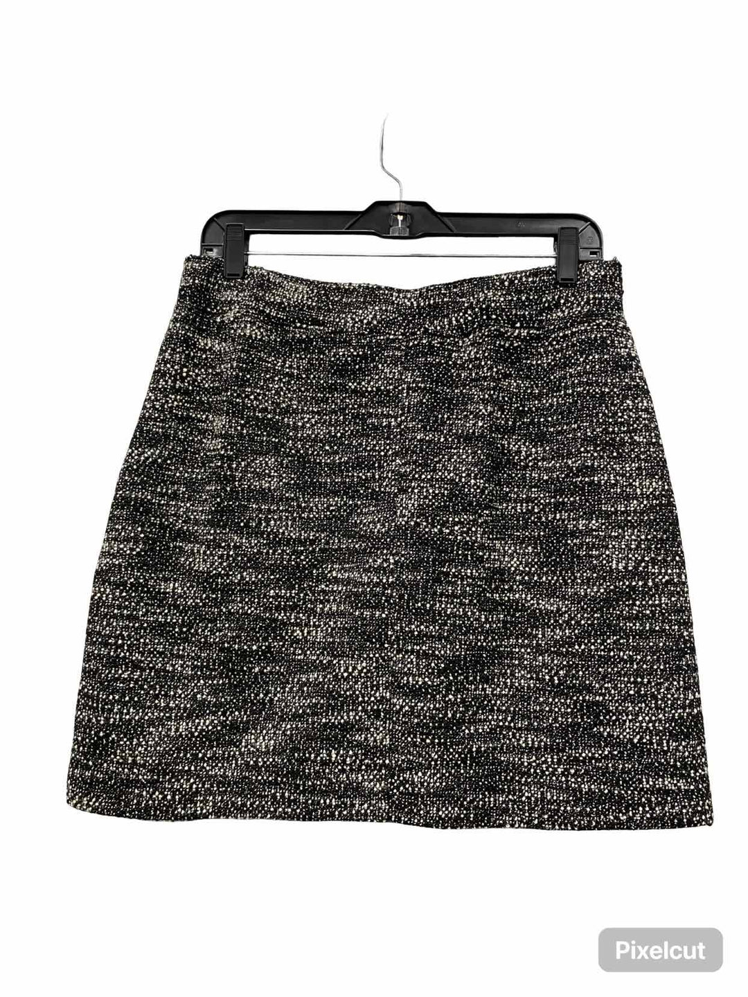 Loft Size M Black White Tweed Skirt