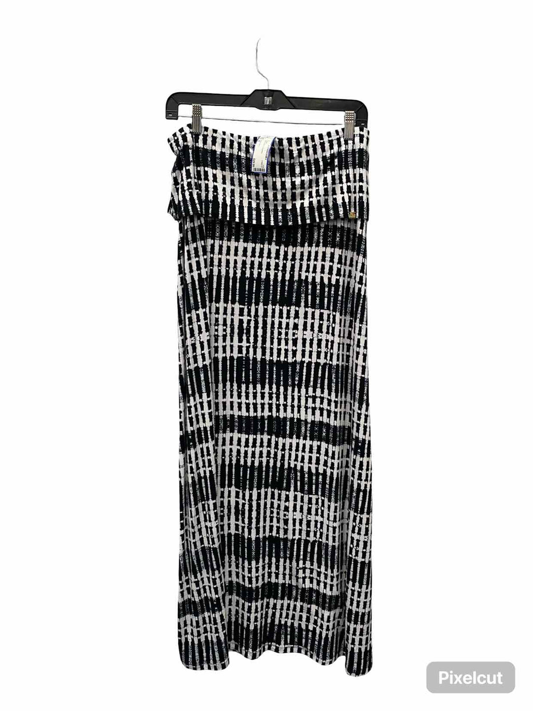 Calvin Klein Size M Black White Dress
