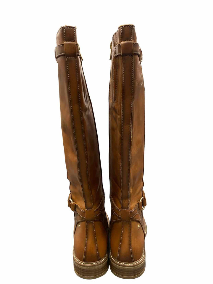 Pikolinos Shoe Size 39 Brown Leather Aldaya Boots(knee)