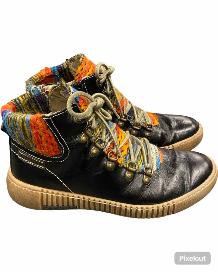 Josef Seibel Shoe Size 39 Black Multi Boots(Ankle)
