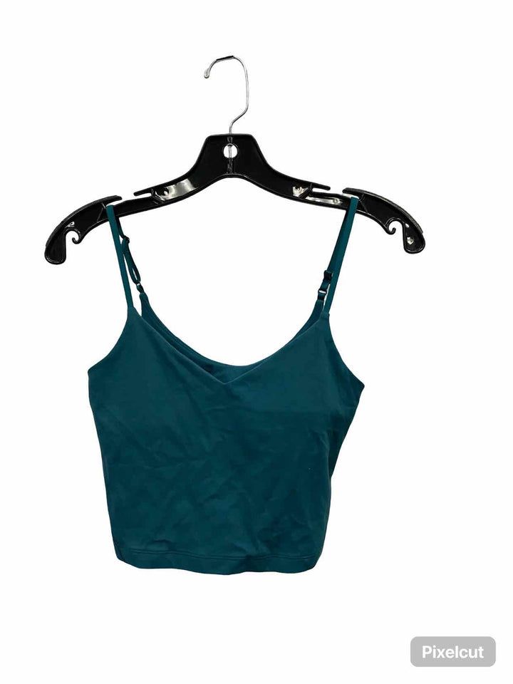 Lululemon Size 4 Green Athletic Tank Top