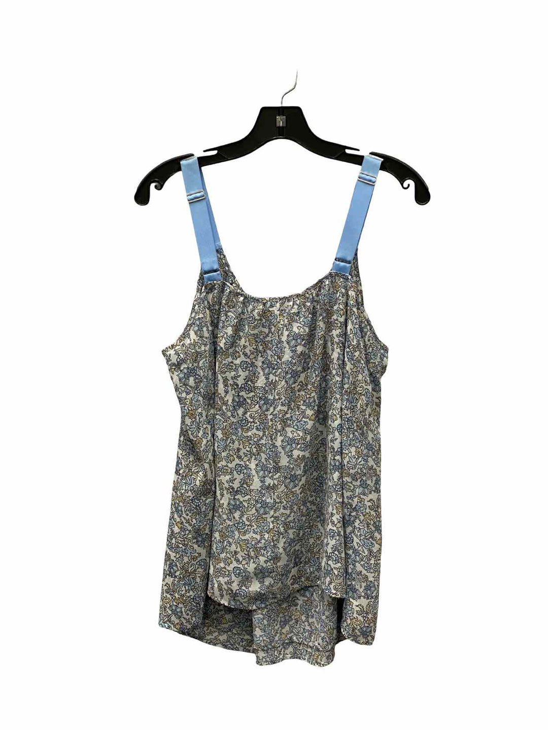 Lane Bryant Size 16 Blue Floral Tank Top