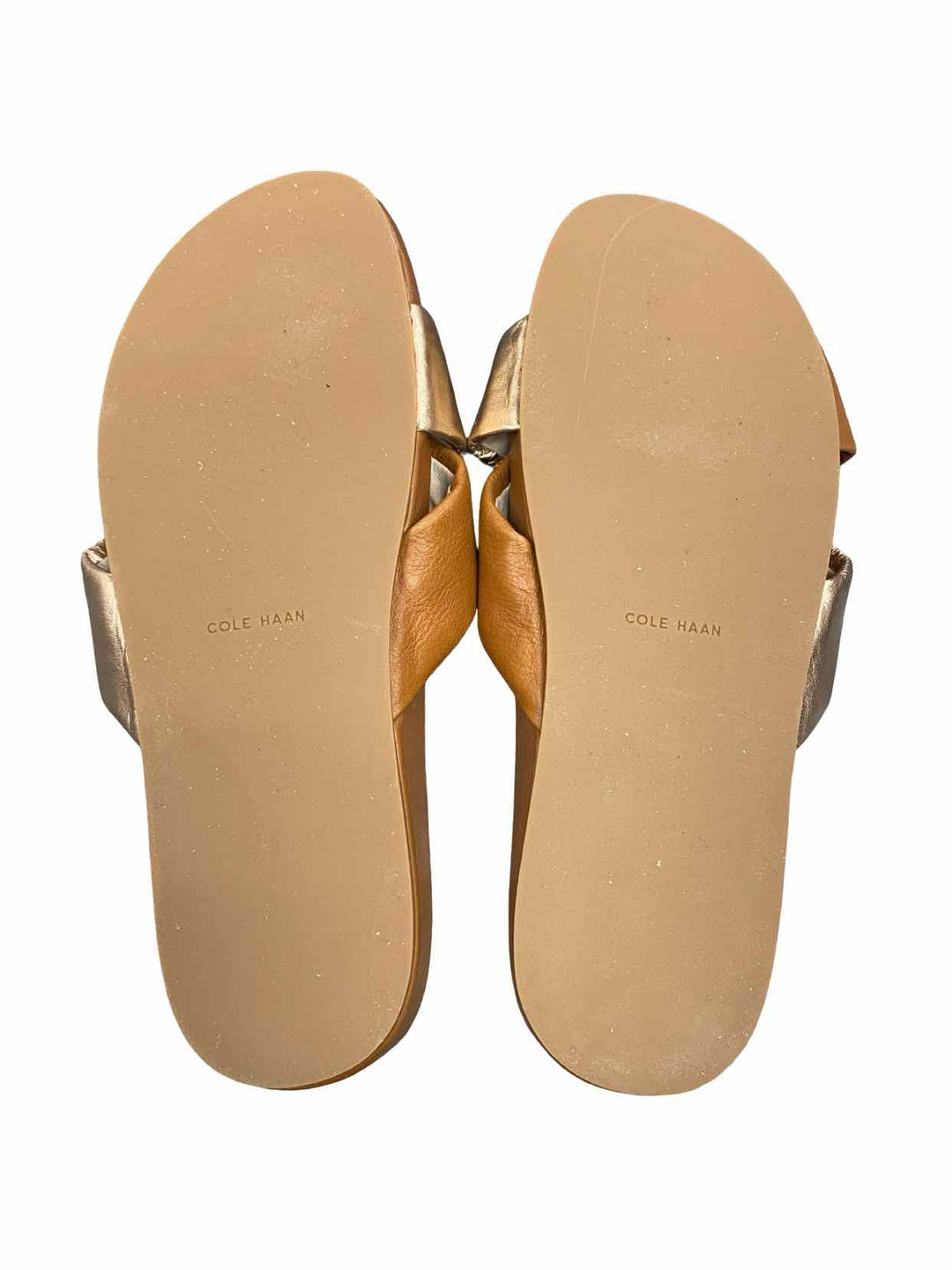 Cole Haan Shoe Size 9.5 Brown Rose Gold Arielle Sandals