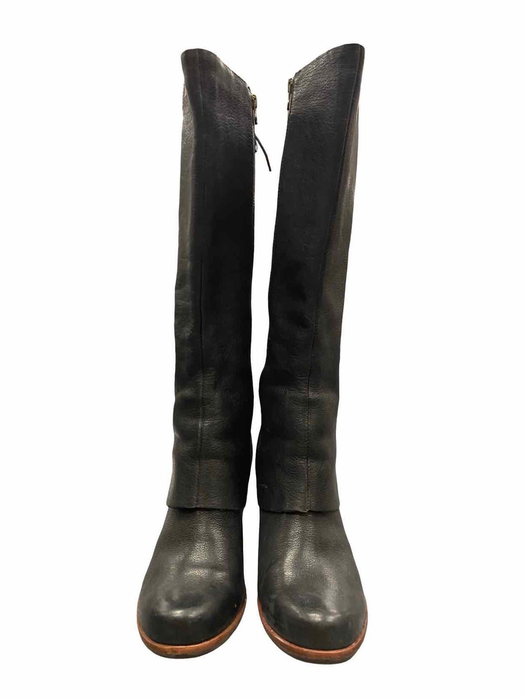 Kork- Ease Shoe Size 8 Black Leather Boots(knee)