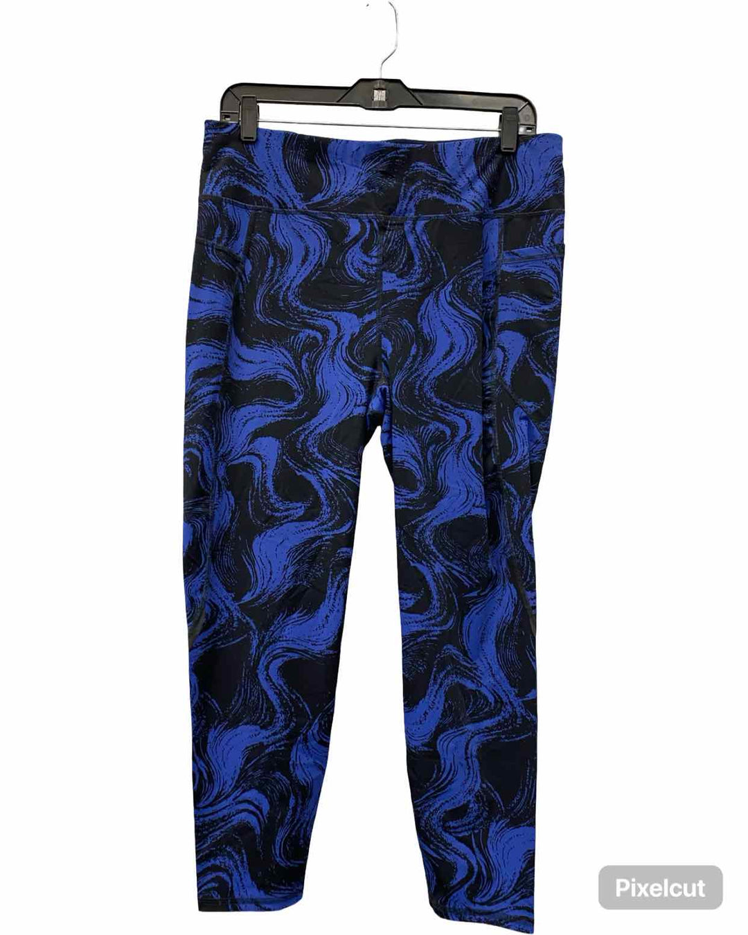 Sweaty Betty Size 16 Blue Black 7/8 Length Athletic Pants