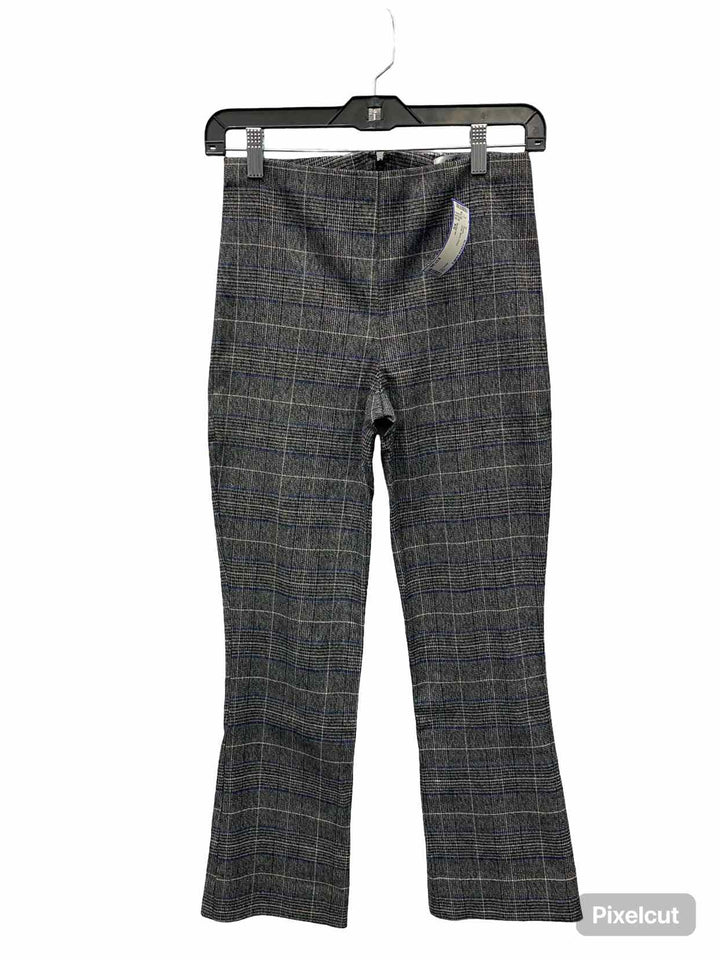 Bailey 44 Size XS Grey Blue Plaid Pants