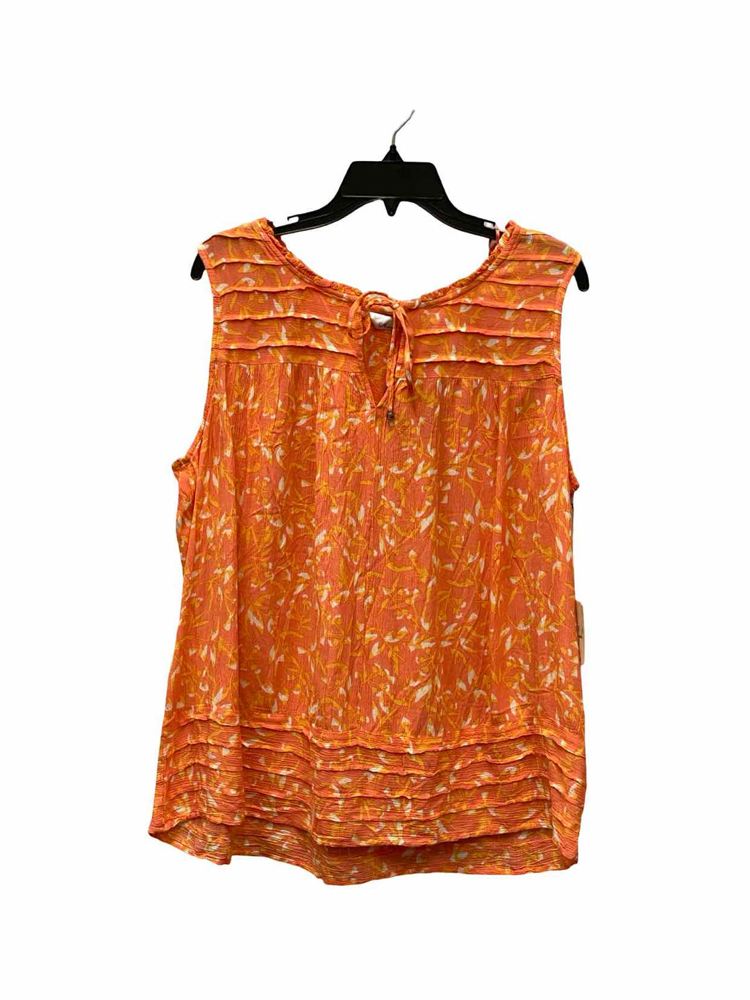 Marrakech Size L Pink Leafy Tank Top