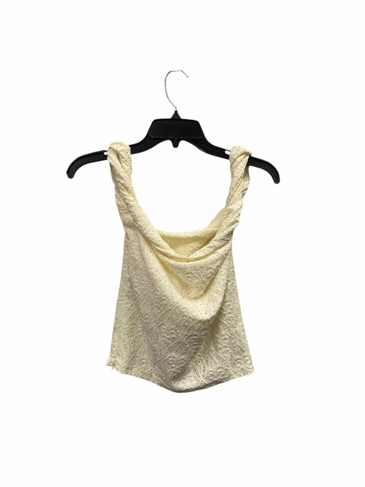 Pretty Garbage Size L Cream Tank Top