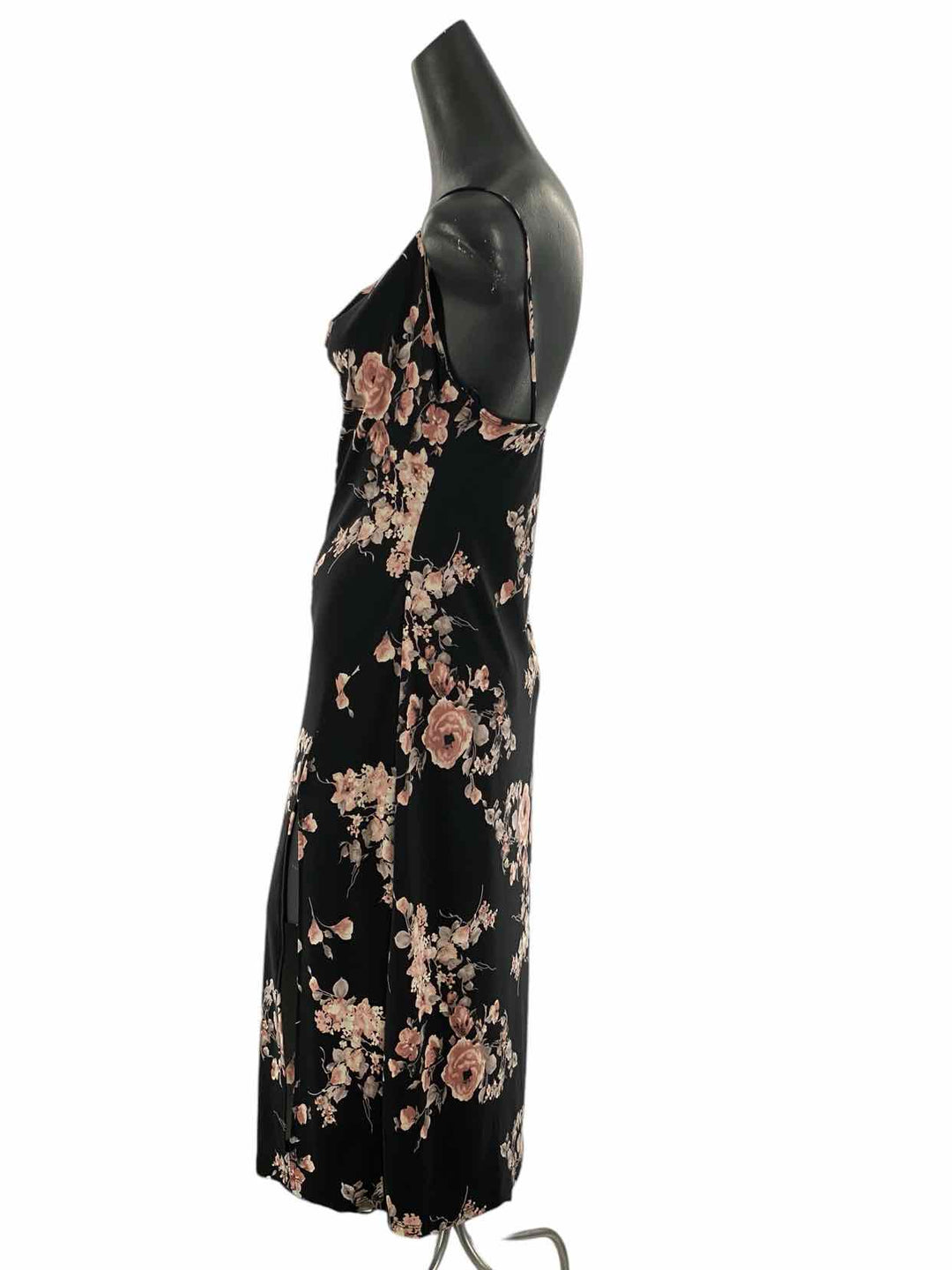 Lovely Day Size S Black Pink Floral Dress