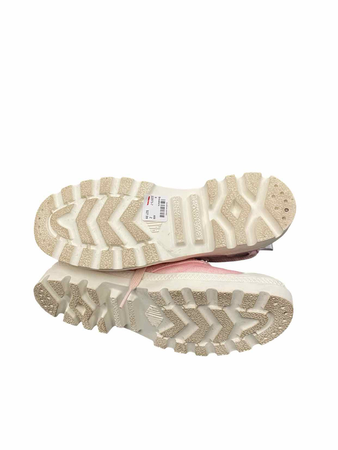 Palladium Shoe Size 8 Pink Canvas Pampa Hi Sneakers