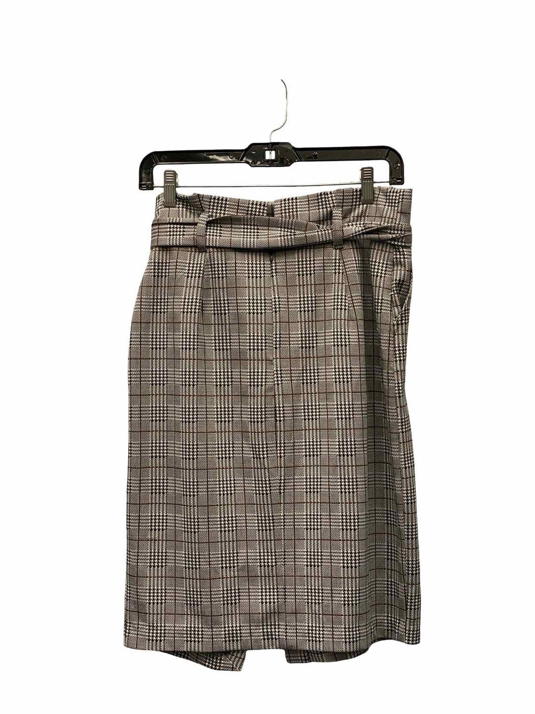 Mystic Size L Black White Houndstooth Skirt