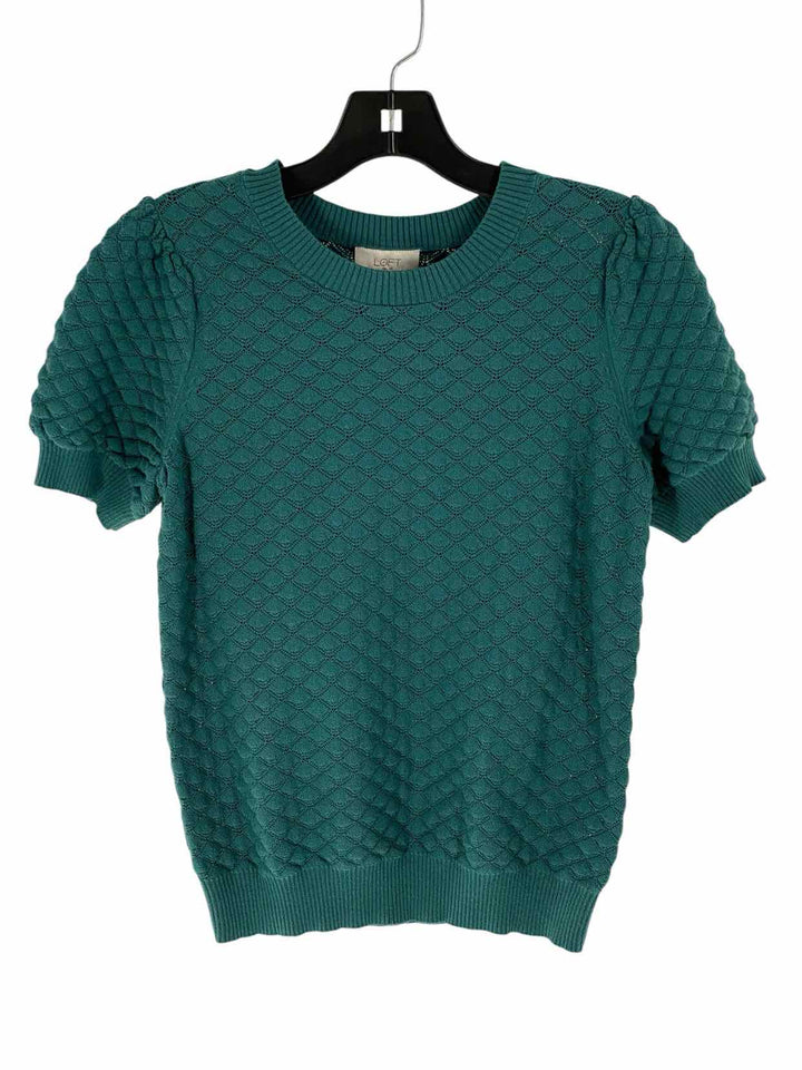 Loft Size S Teal Short Sleeve Shirts