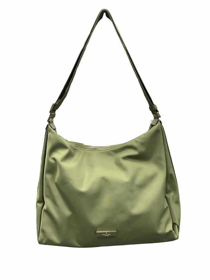 KATE SPADE Green Carter Nylon Large Convertible Crossbody