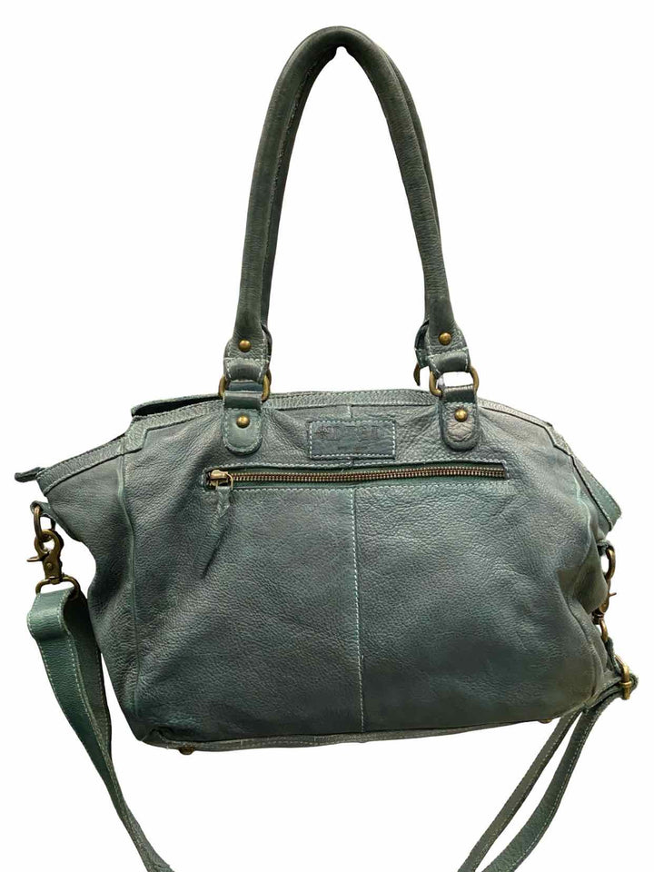 Old Trend Blue Green Blossom Flora Purse