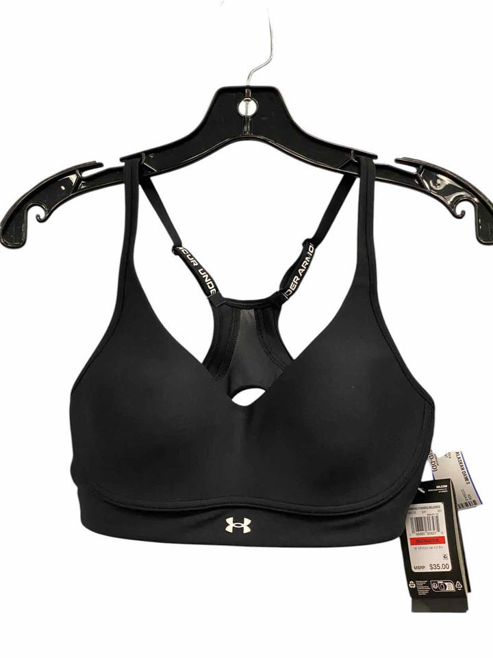 Under Armour Size XS(D-DD) Black Athletic Bra