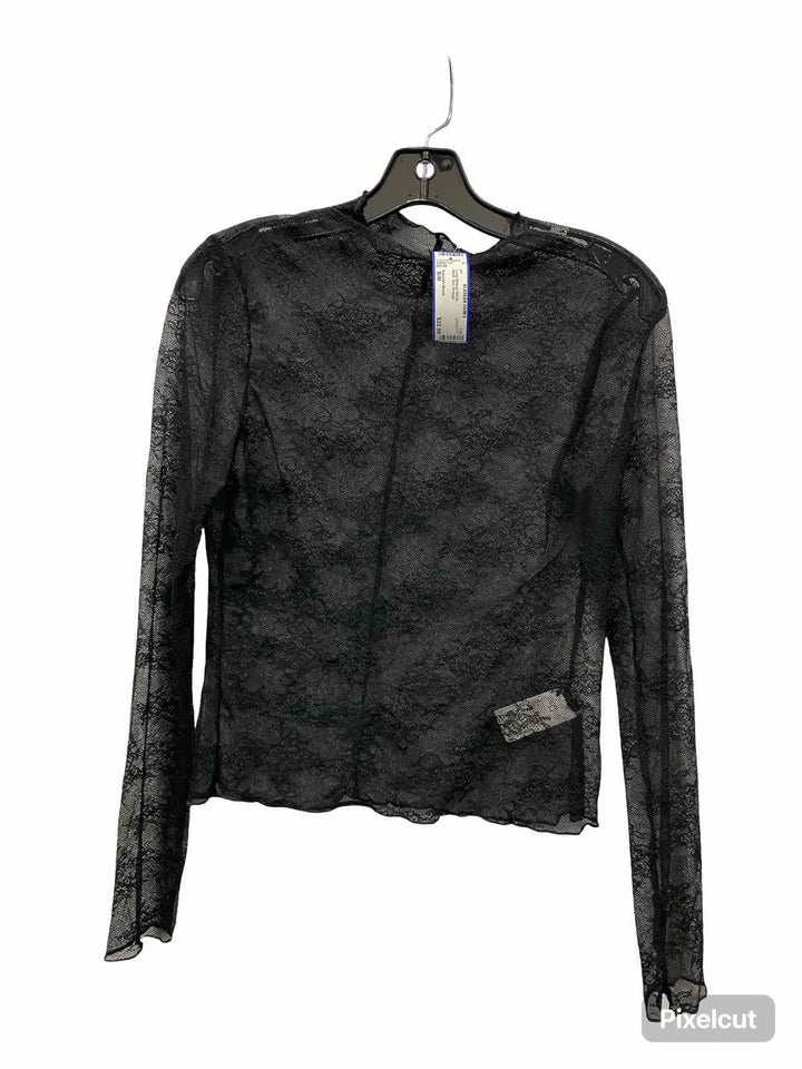 Unknown Brand Size S/M Black Long Sleeve Shirts