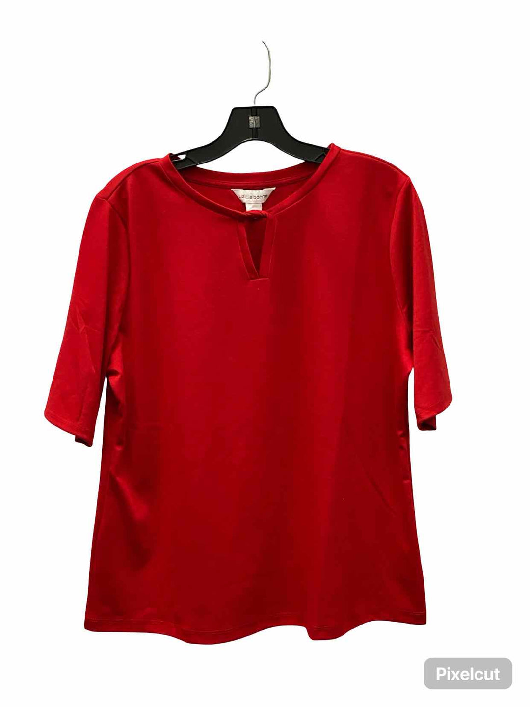 Liz Claiborne Size L Red Short Sleeve Shirts