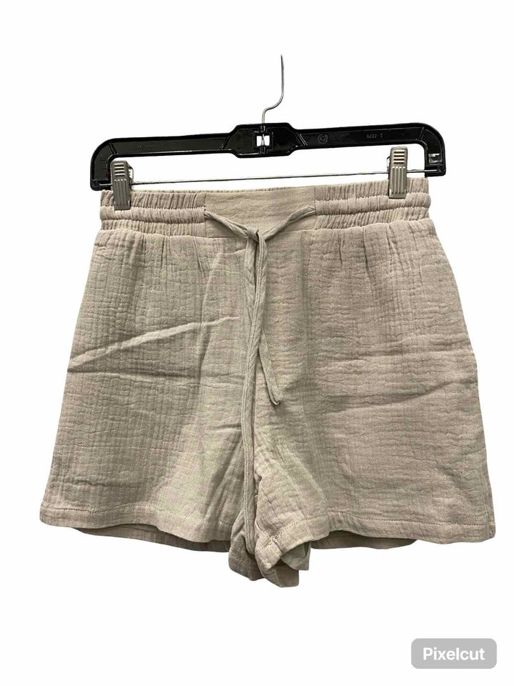 Pink Lilly Size XS Beige 100% Cotton Shorts
