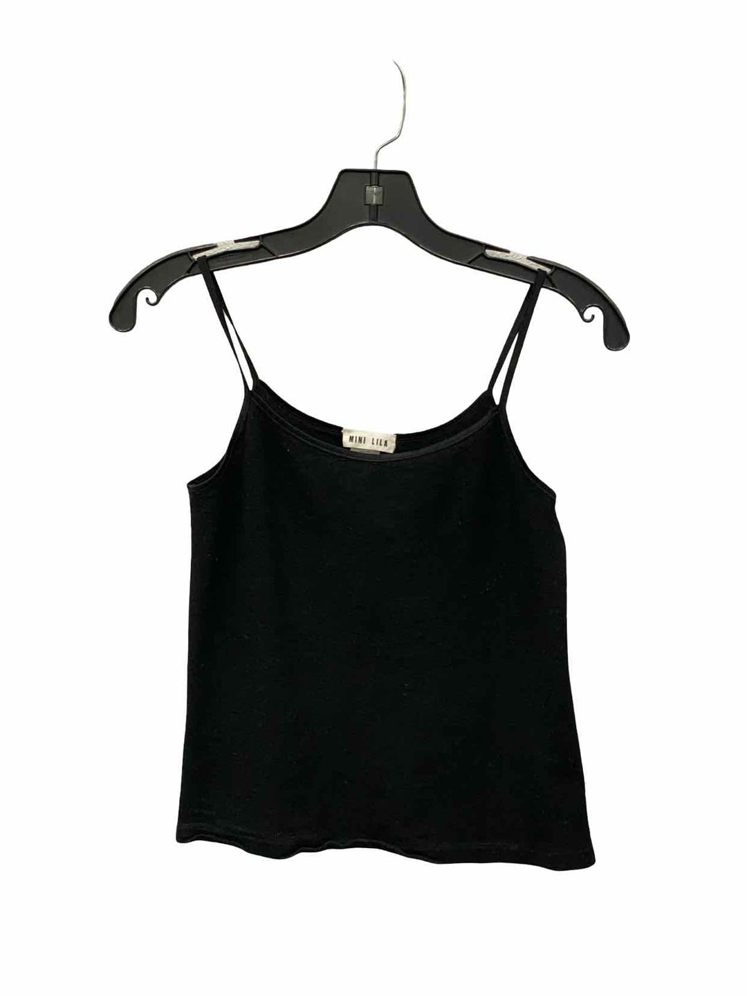 Mini Lila Size M Black 70% Merino Wool/ 30% Silk Tank Top