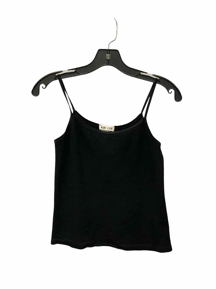 Mini Lila Size M Black 70% Merino Wool/ 30% Silk Tank Top