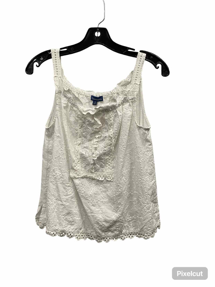 Democracy Size S White Tank Top