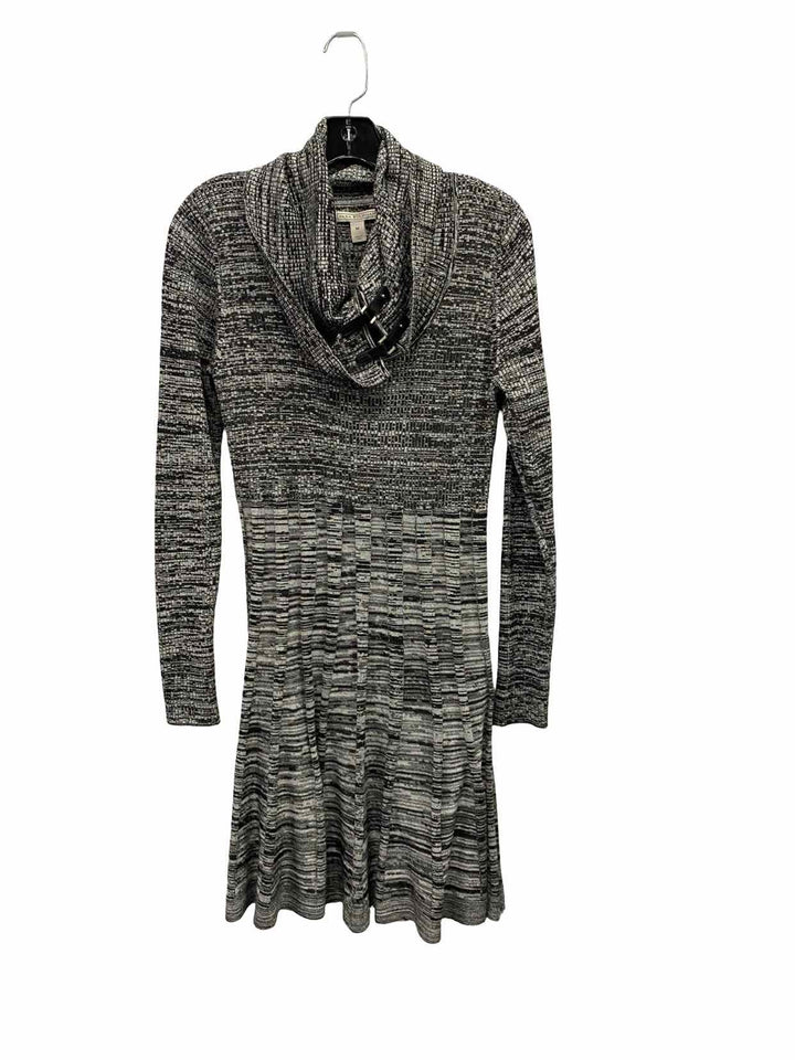 Dana Buchman Size M Grey Heather Cowl Neck Dress