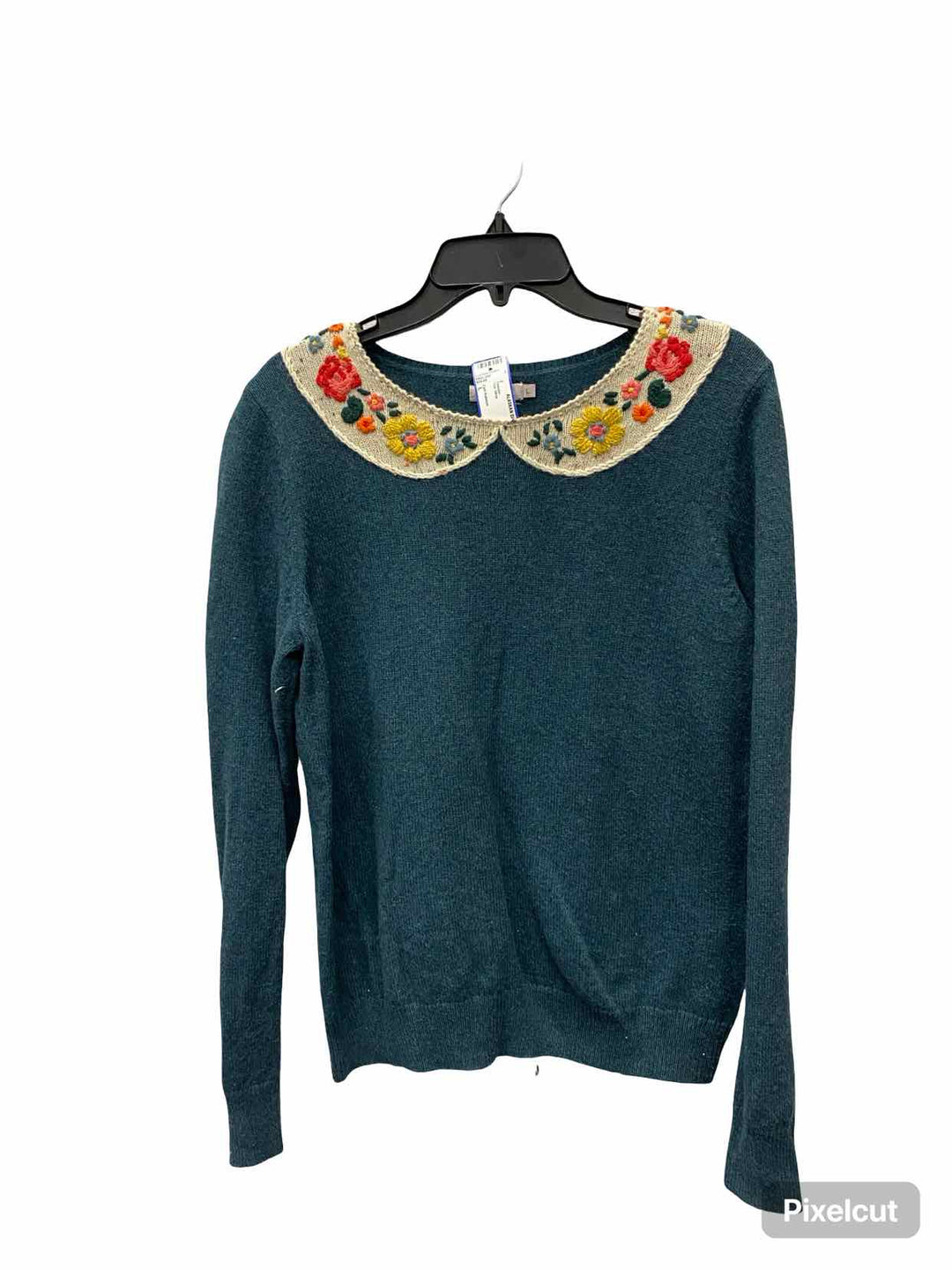 Cath Kidston Size L Teal White Sweater