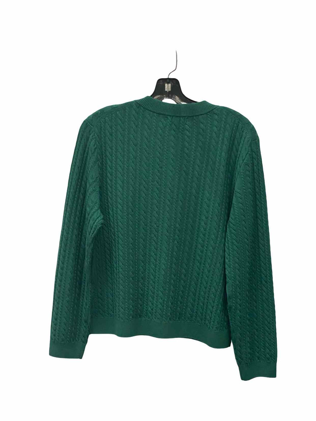 J Crew Size L Green Sweater