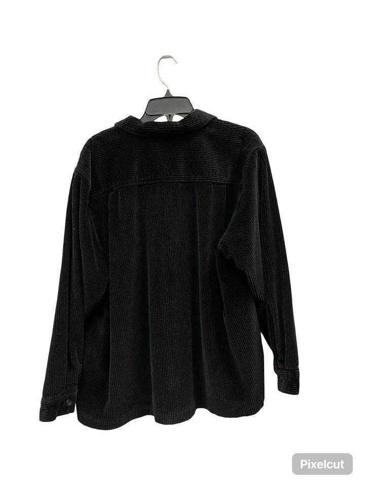 LL Bean Size XLP Black Corduroy Long Sleeve Shirts