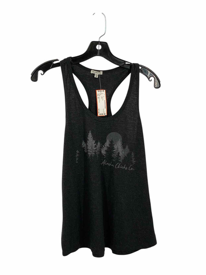 Alaska Chicks Size M Black Tank Top