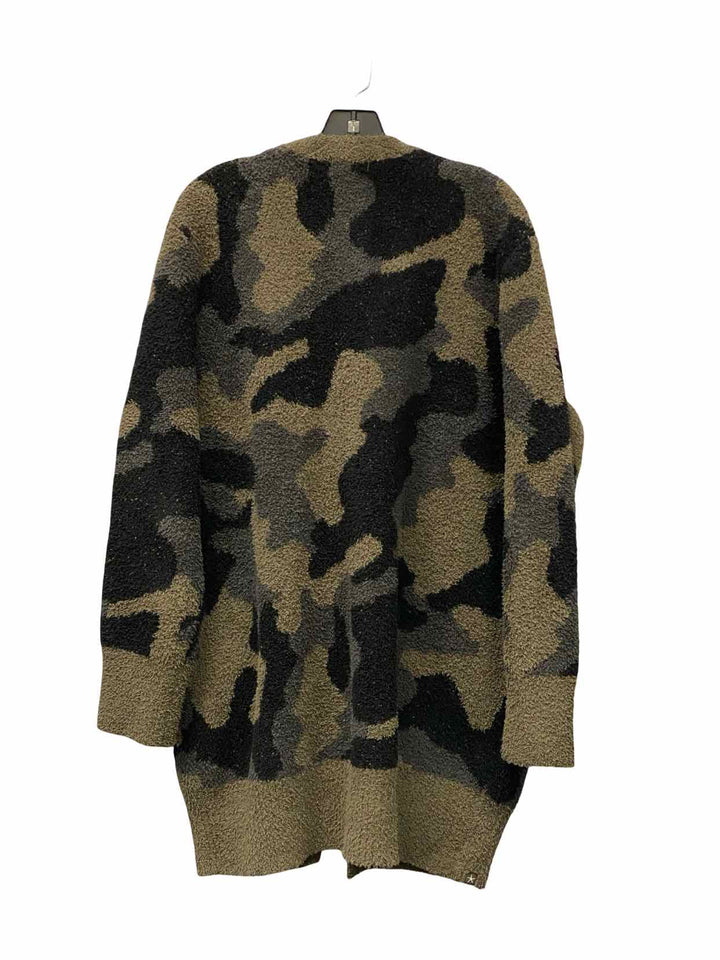 Barefoot Dreams Size 1X Army Green Camoflage Sweater