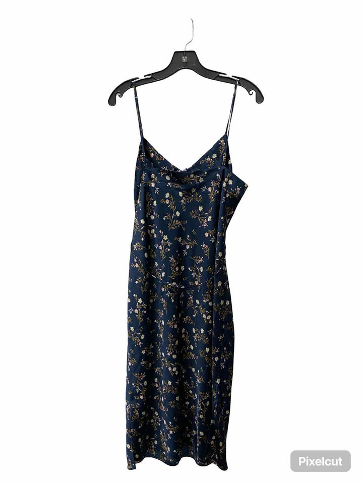 41 Hawthorn Size L Blue Floral Dress
