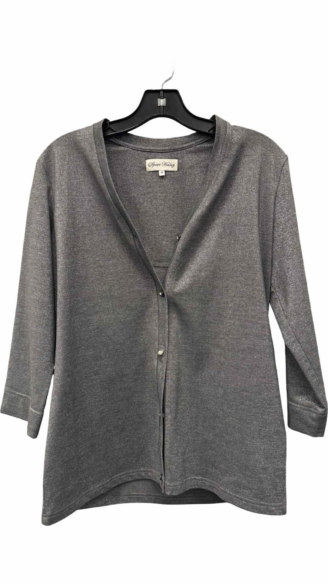 Sport Haley Size M slate black Sparkly Sweater