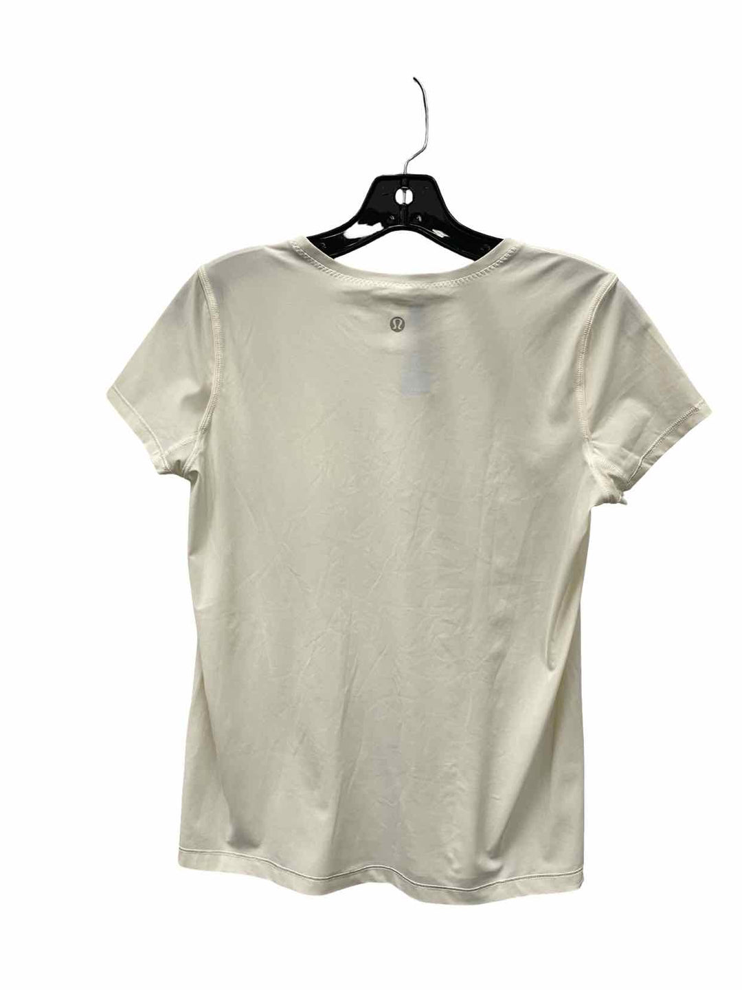 Lululemon Size 6 White Athletic Short Sleeve
