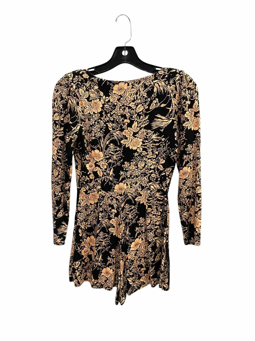 Urban Outfitters Size XS Pink Coral Black Floral Dress