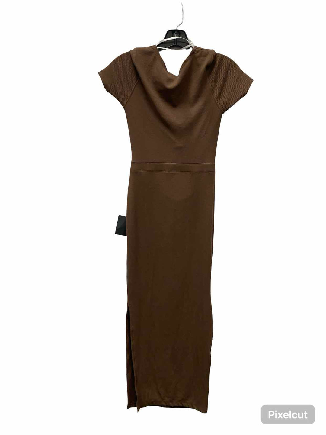 Lulus Size S Brown Ribbed Dress