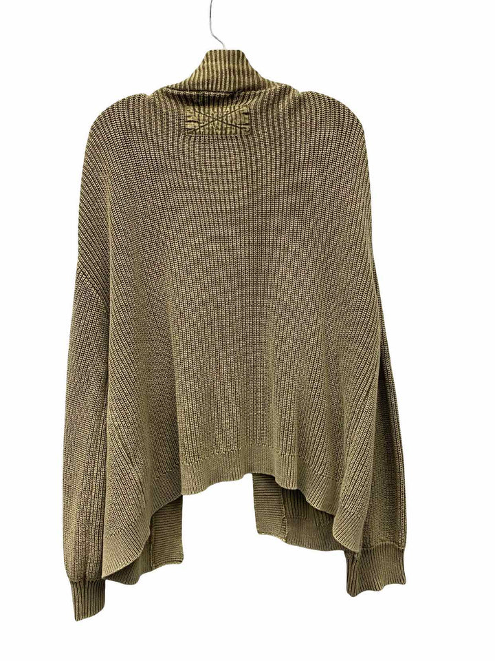C & C California Size XL Green Knit Sweater