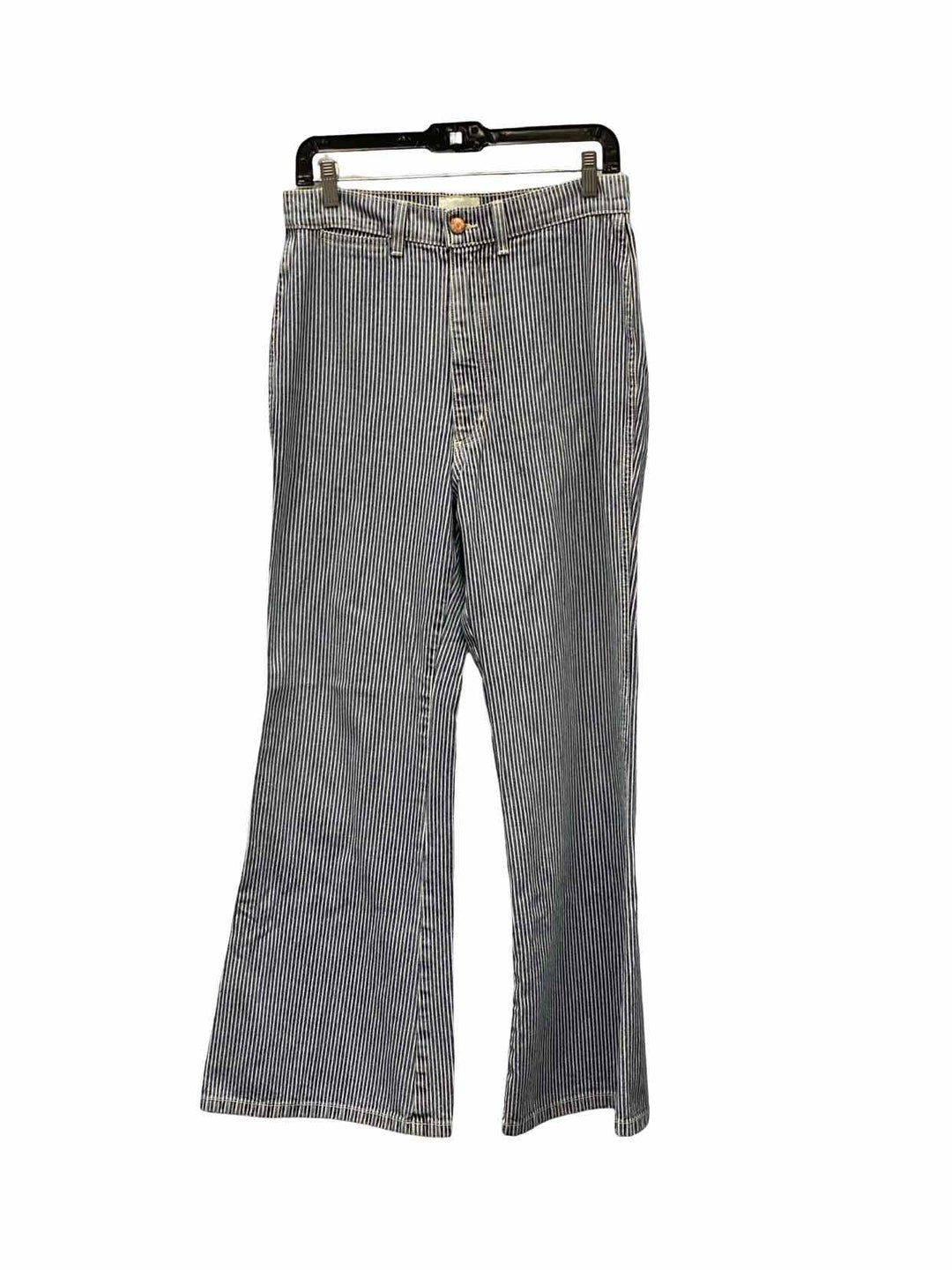 DOEN Size 29 Blue White Stripe Jeans